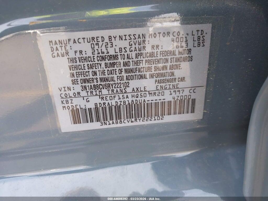 3N1AB8CV6RY222102 2024 NISSAN SENTRA photo no. 9