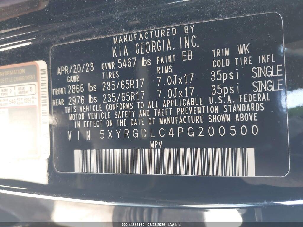 5XYRGDLC4PG200500 2023 KIA SORENTO photo no. 9