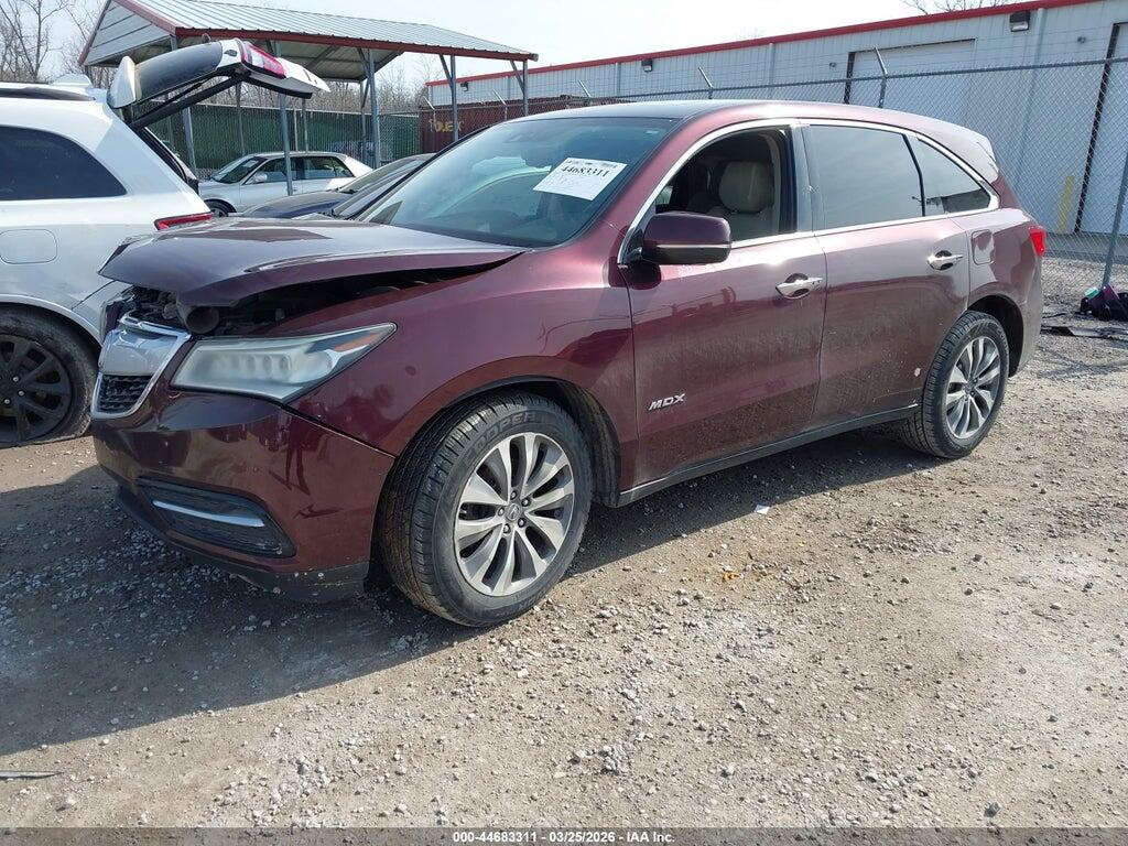 5FRYD4H45EB040622 2014 ACURA MDX photo no. 2