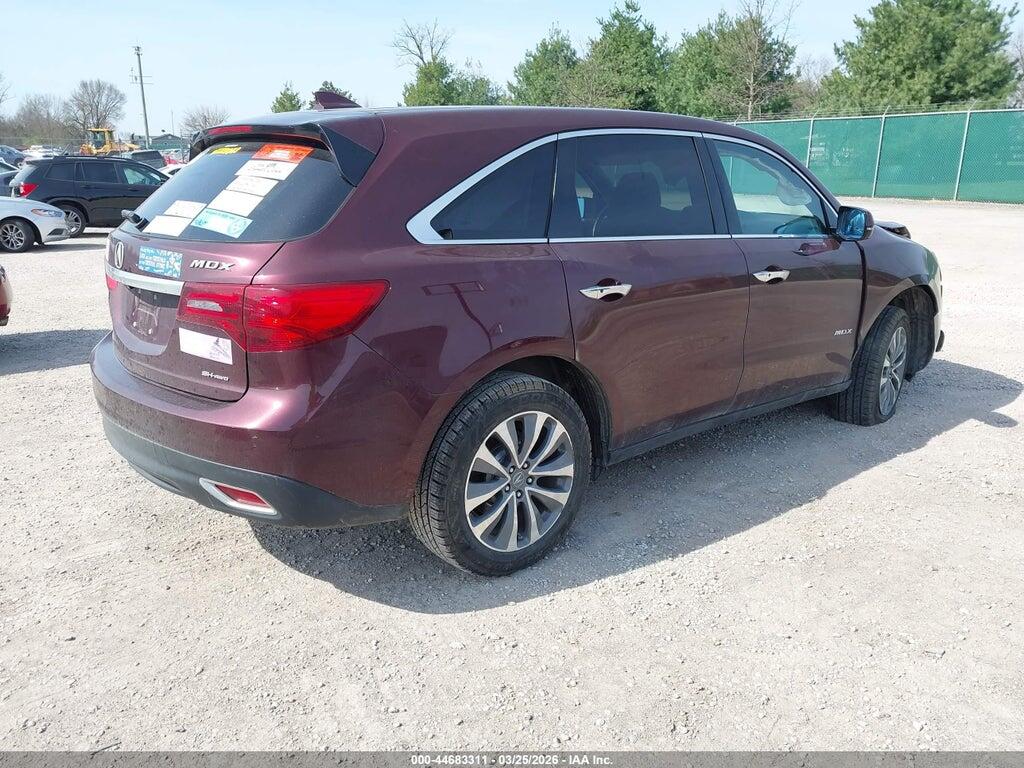 5FRYD4H45EB040622 2014 ACURA MDX photo no. 4