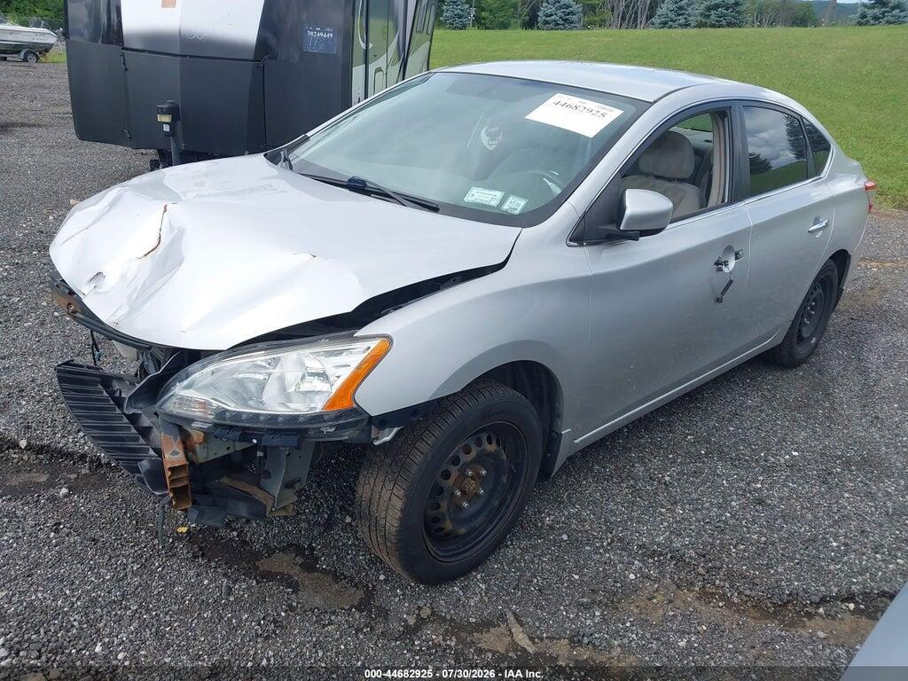 3N1AB7AP3DL666946 2013 NISSAN SENTRA photo no. 2