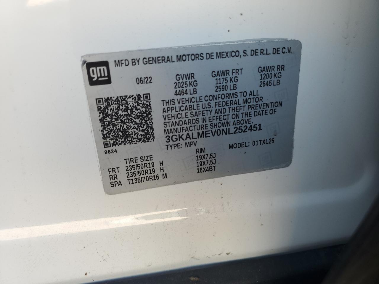 2022 GMC TERRAIN SLE — Фото 13 из 13