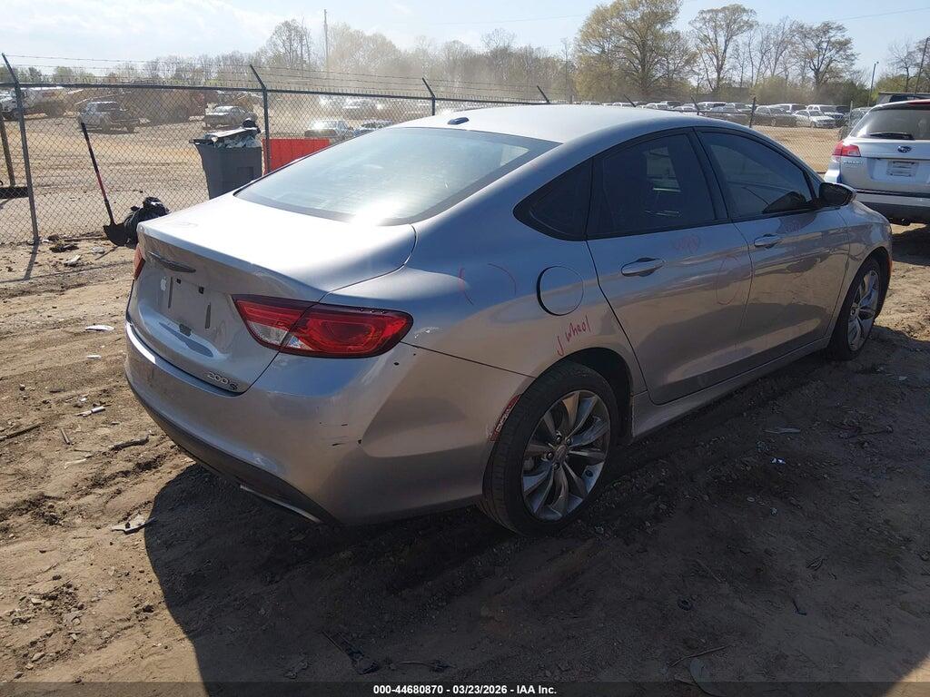 1C3CCCBB6FN696481 2015 CHRYSLER 200 photo no. 4
