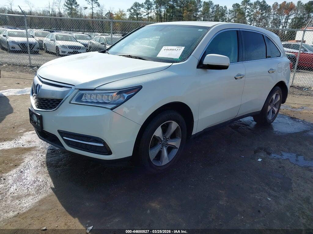 5FRYD4H28FB011356 2015 ACURA MDX photo no. 2