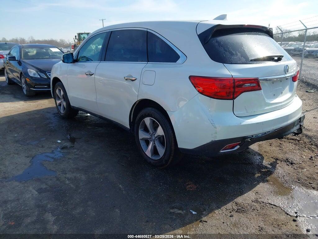 5FRYD4H28FB011356 2015 ACURA MDX photo no. 3