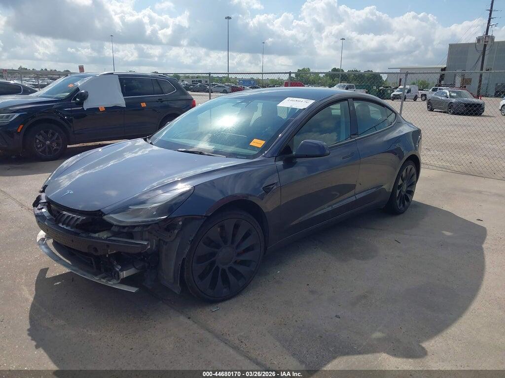 5YJ3E1EC9NF275642 2022 TESLA MODEL 3 photo no. 2