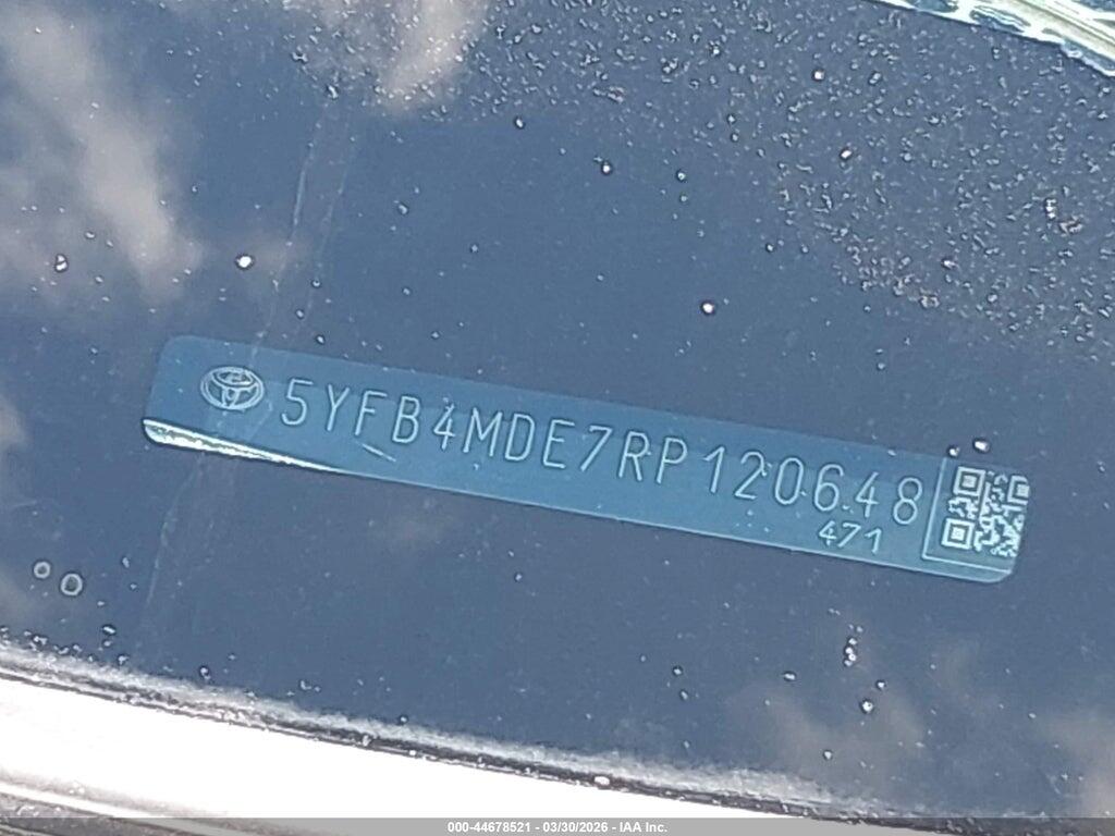 5YFB4MDE7RP120648 2024 TOYOTA COROLLA photo no. 9