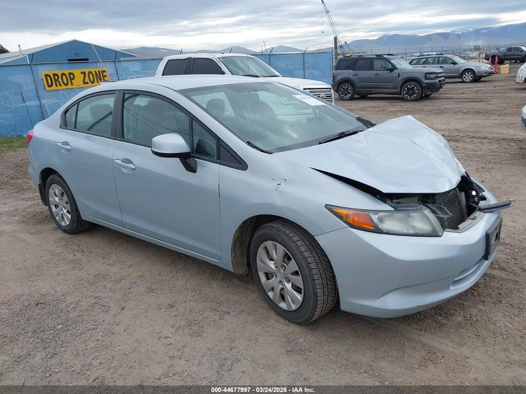 2HGFB2F58CH527966 2012 HONDA CIVIC photo no. 1