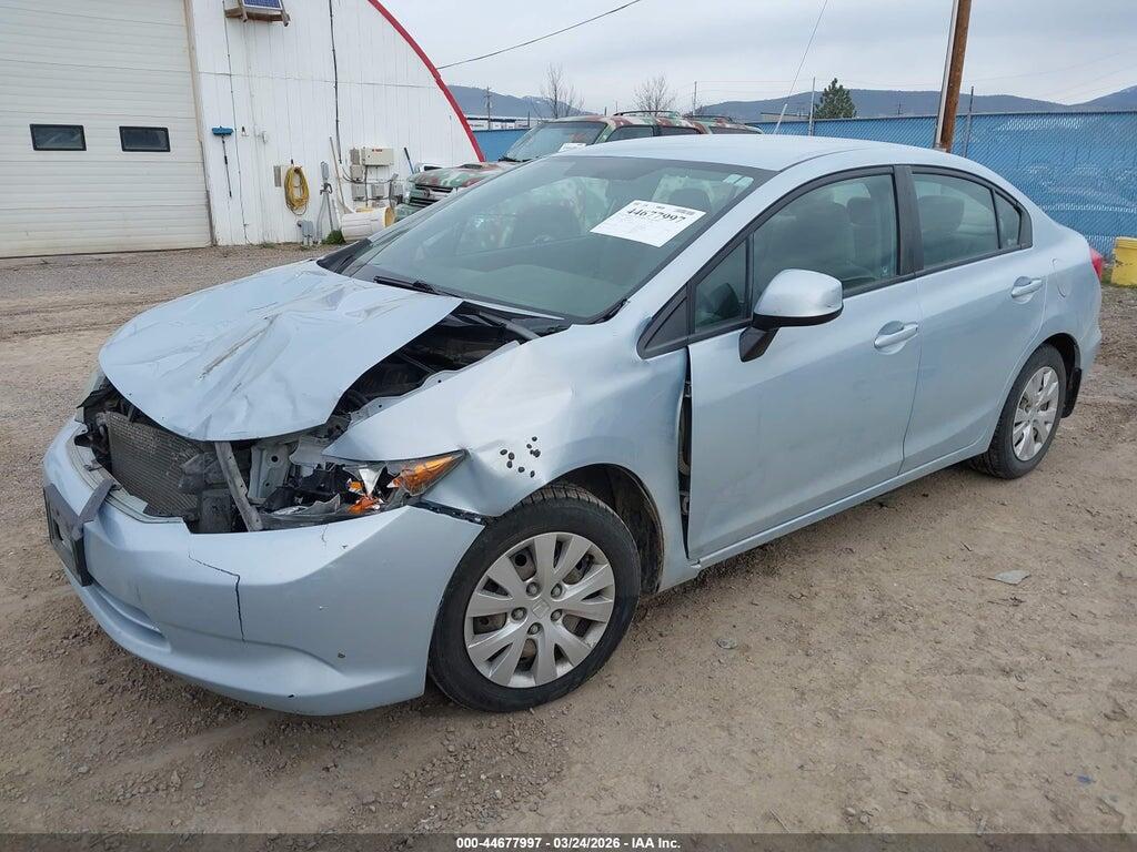 2HGFB2F58CH527966 2012 HONDA CIVIC photo no. 2