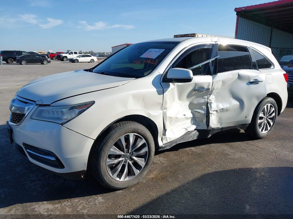 5FRYD4H41GB021293 2016 ACURA MDX photo no. 2