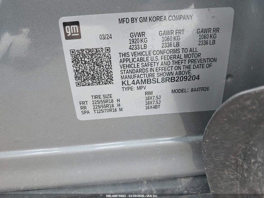 KL4AMBSL8RB209204 2024 BUICK ENCORE GX photo no. 9