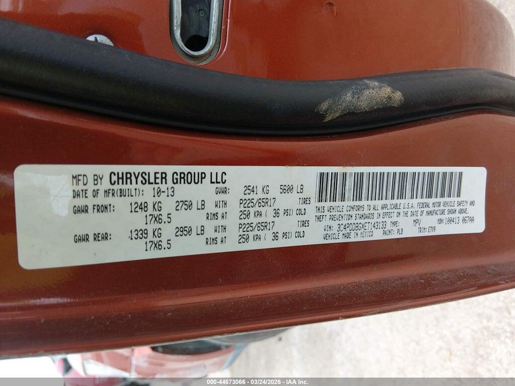 3C4PDDBGXET143133 2014 DODGE JOURNEY photo no. 9