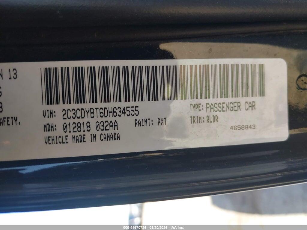 2C3CDYBT6DH634555 2013 DODGE CHALLENGER photo no. 9