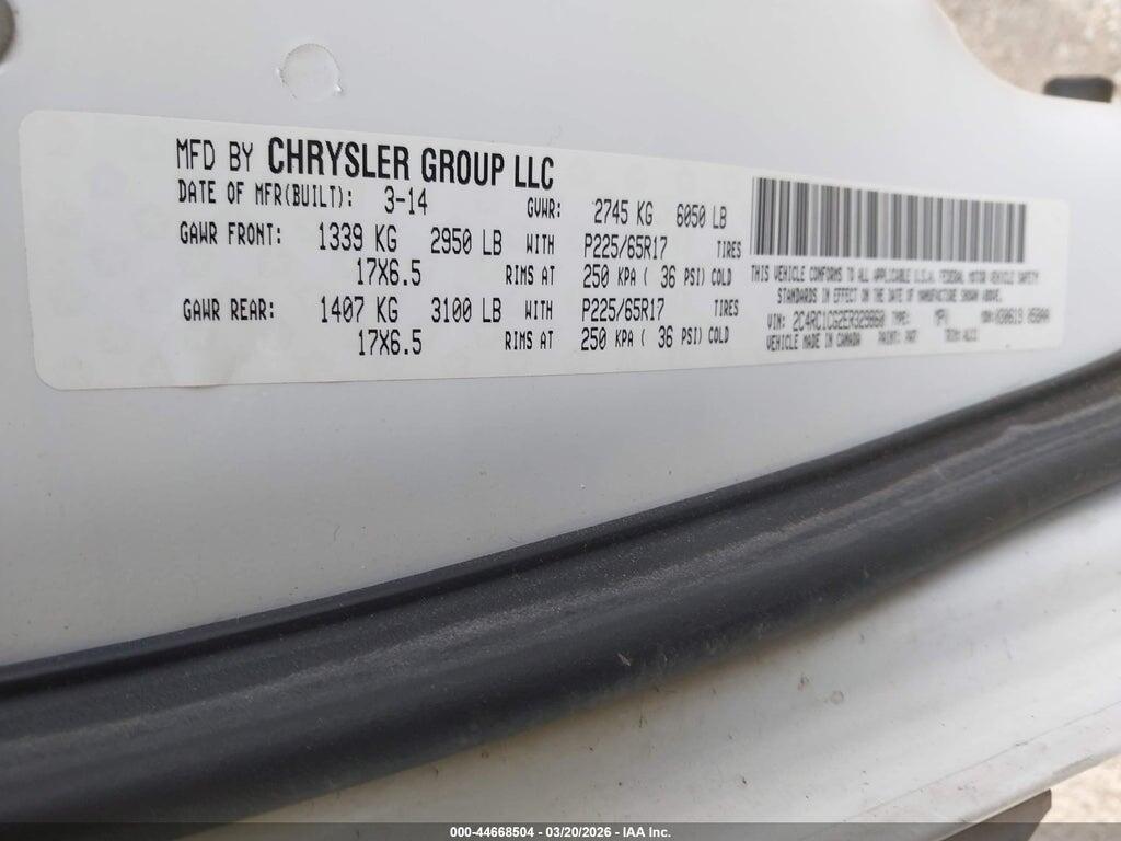 2C4RC1CG2ER329860 2014 CHRYSLER TOWN & COUNTRY photo no. 9