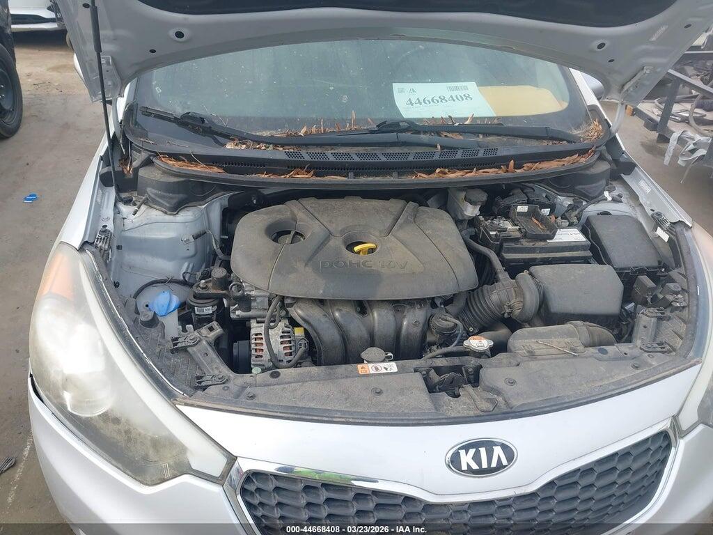 KNAFX4A68G5564392 2016 KIA FORTE photo no. 10