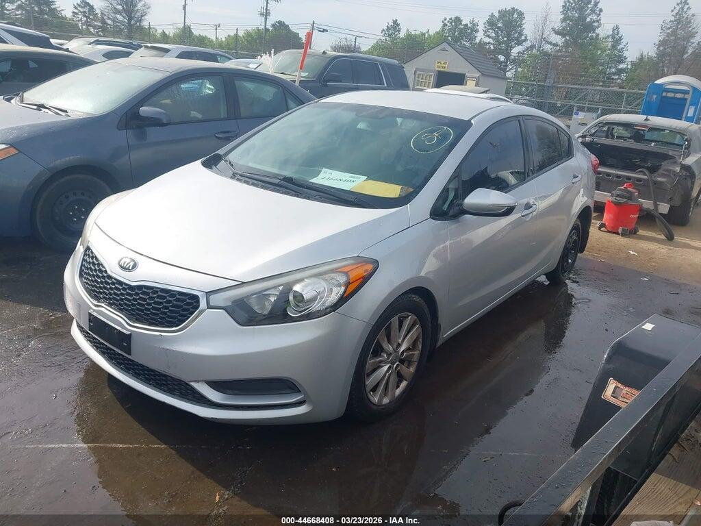 KNAFX4A68G5564392 2016 KIA FORTE photo no. 2