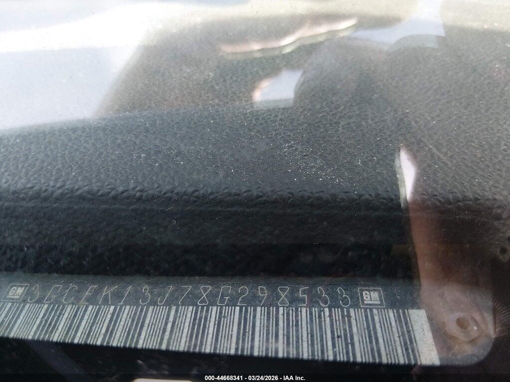 3GCEK13J78G298533 2008 CHEVROLET SILVERADO 1500 photo no. 9