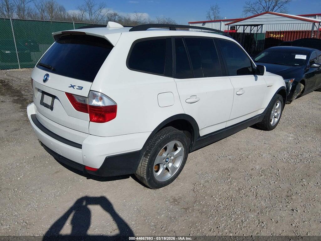 WBXPC93487WF15690 2007 BMW X3 photo no. 4