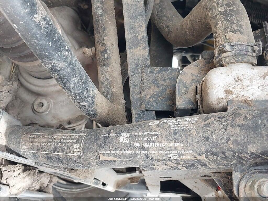4XARTE87XJ8500495 2018 POLARIS RANGER photo no. 10