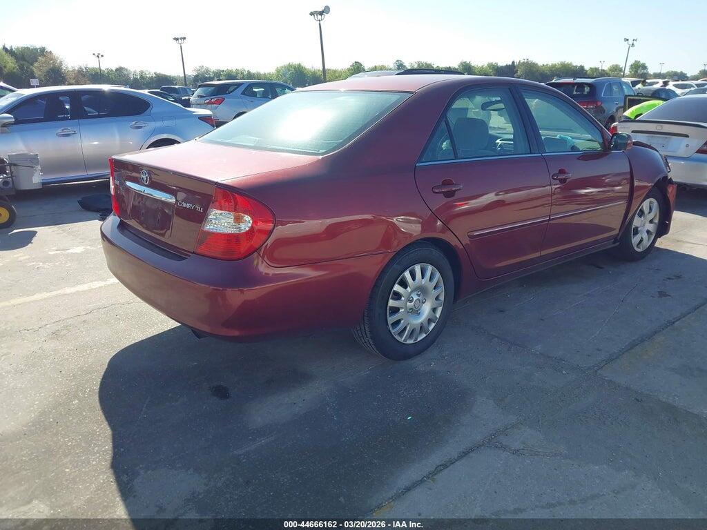 4T1BE32K72U574631 2002 TOYOTA CAMRY photo no. 4