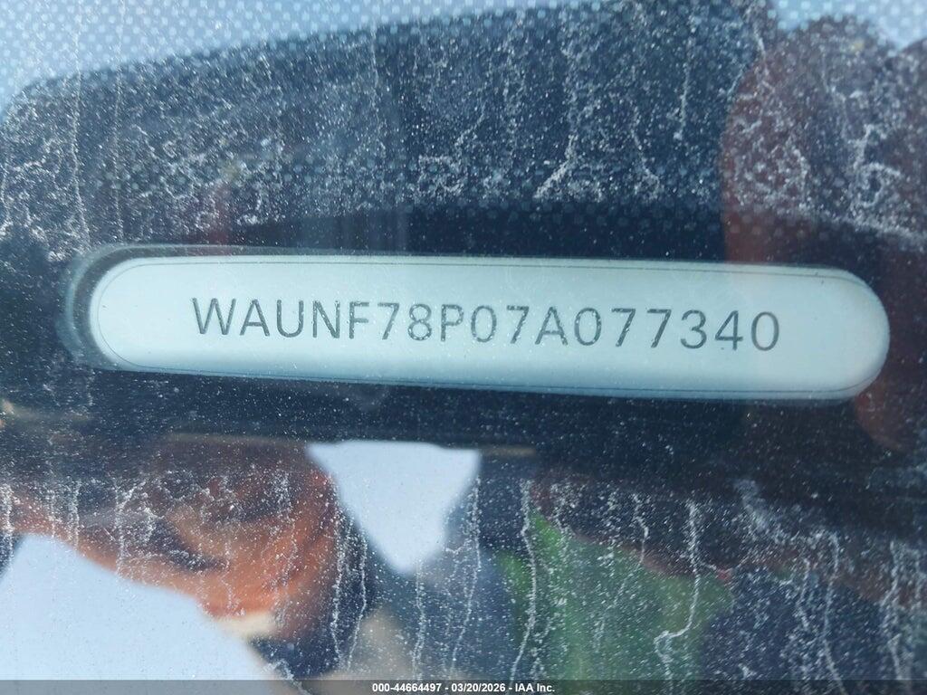 WAUNF78P07A077340 2007 AUDI A3 photo no. 9