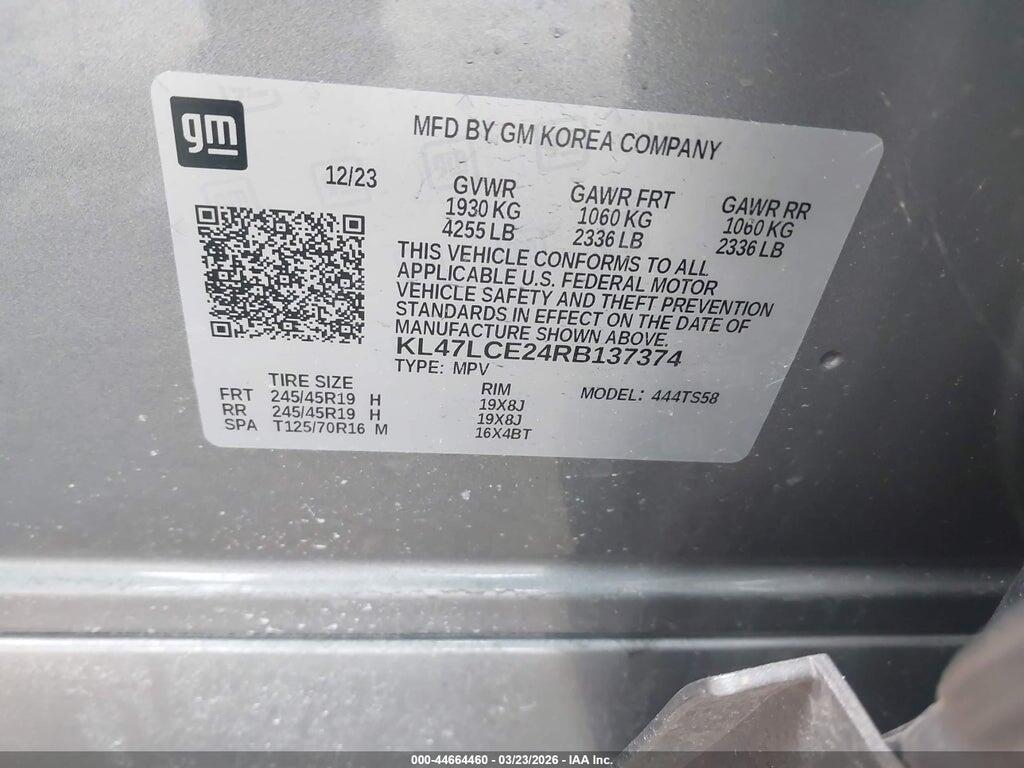 KL47LCE24RB137374 2024 BUICK ENVISTA photo no. 9
