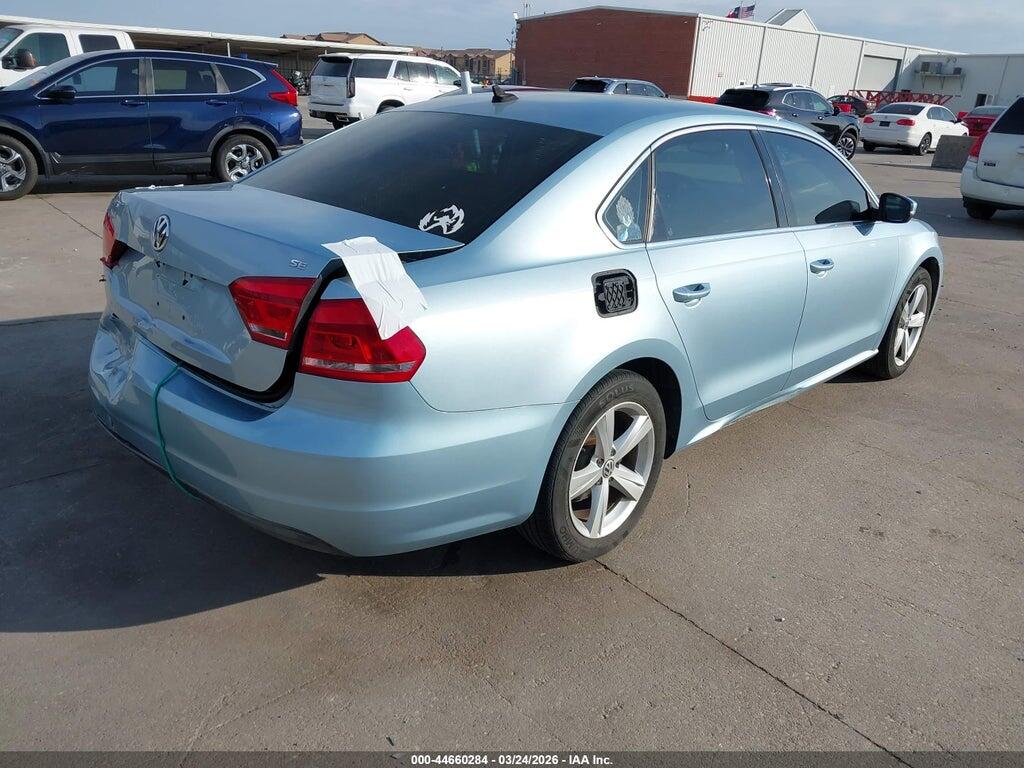 1VWBP7A37DC010855 2013 VOLKSWAGEN PASSAT photo no. 4