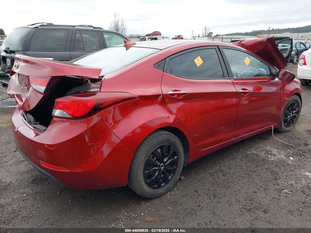 5NPDH4AE5GH701402 2016 HYUNDAI ELANTRA photo no. 4