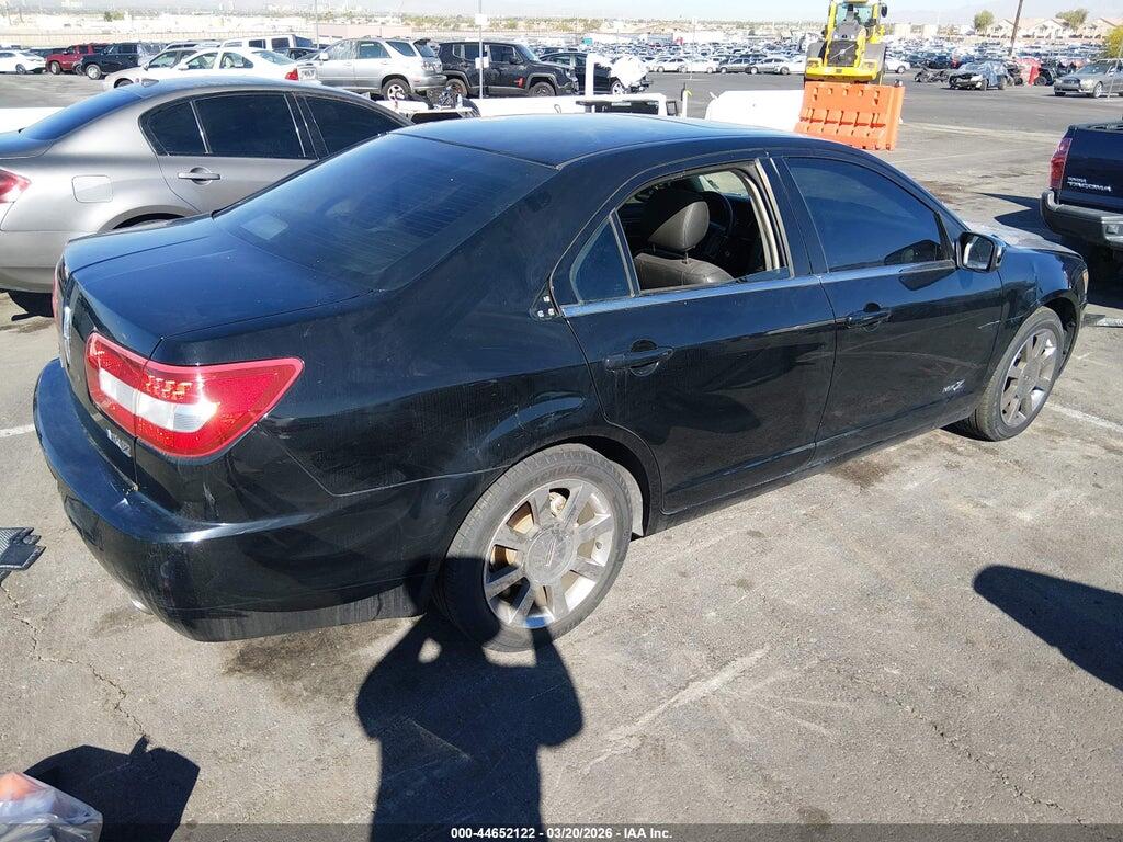 3LNHM26T27R669347 2007 LINCOLN MKZ photo no. 4