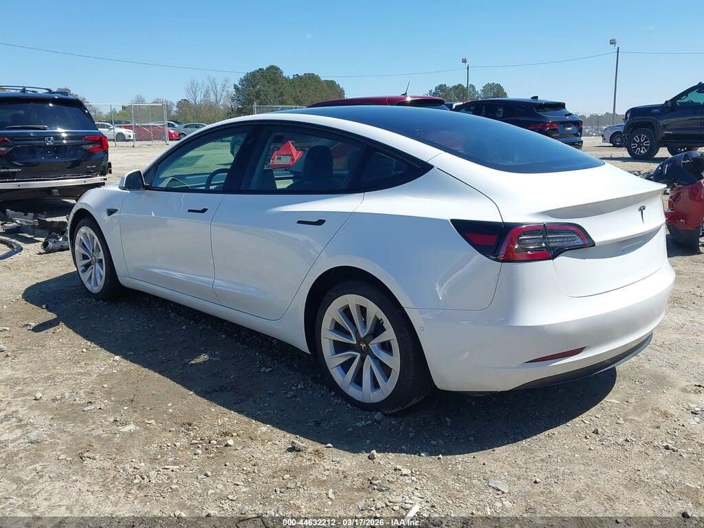 5YJ3E1EA0NF369939 2022 TESLA MODEL 3 photo no. 3