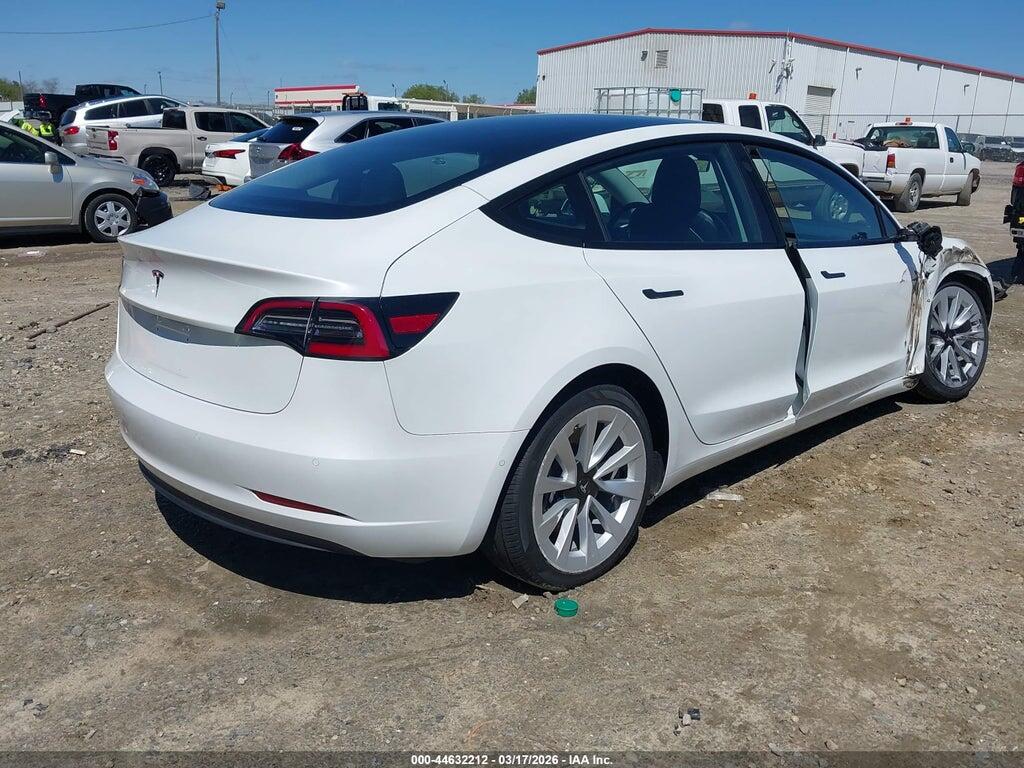 5YJ3E1EA0NF369939 2022 TESLA MODEL 3 photo no. 4