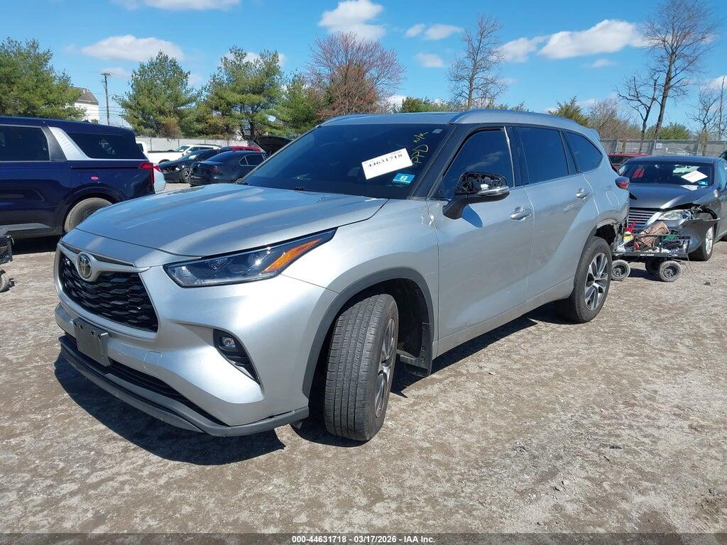 5TDGZRBH9MS145620 2021 TOYOTA HIGHLANDER photo no. 2