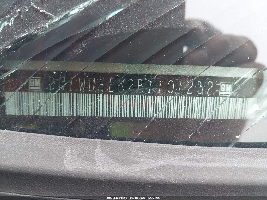 2G1WG5EK2B1101232 2011 CHEVROLET IMPALA photo no. 9