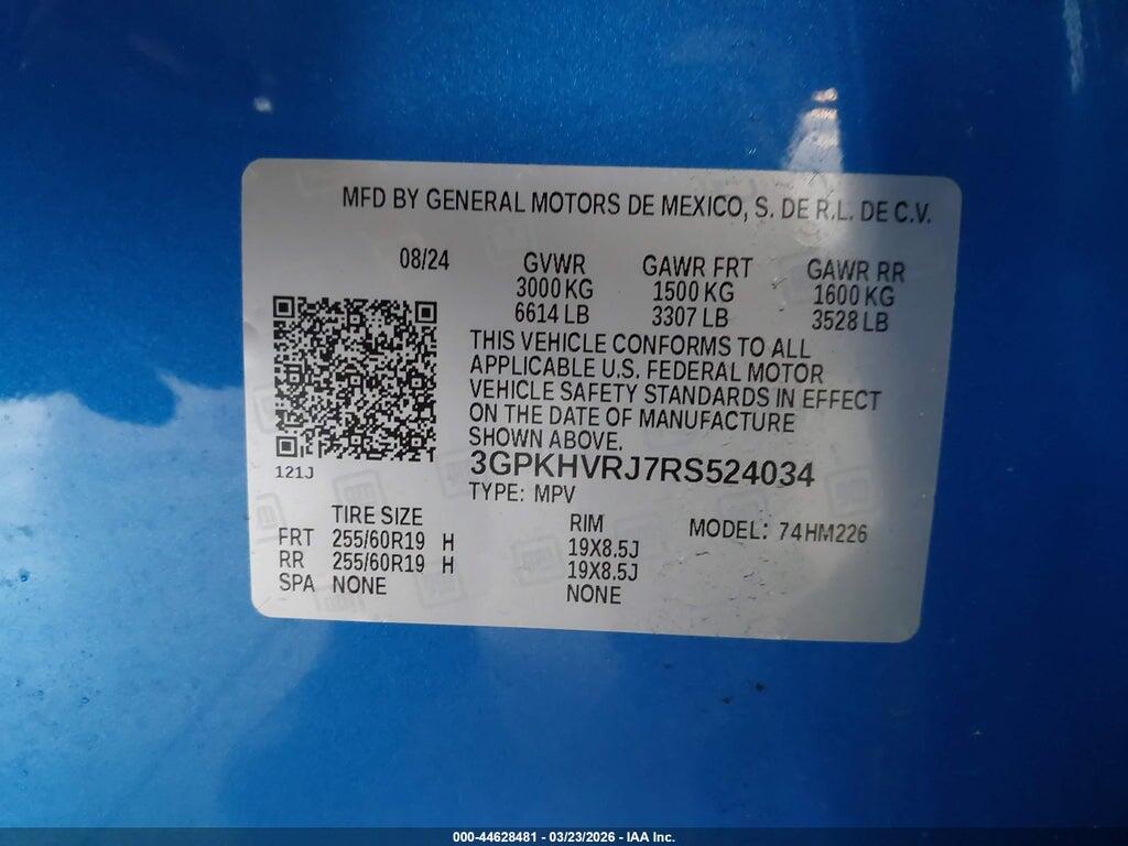 3GPKHVRJ7RS524034 2024 HONDA PROLOGUE photo no. 9