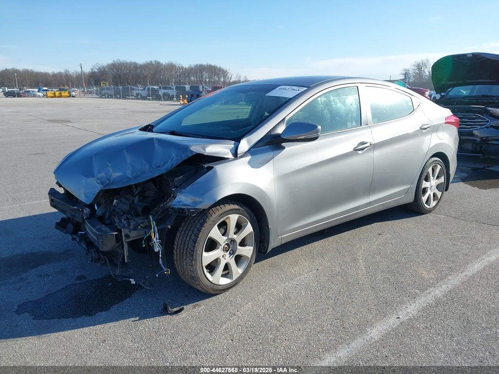 KMHDH4AE3CU455798 2012 HYUNDAI ELANTRA photo no. 2