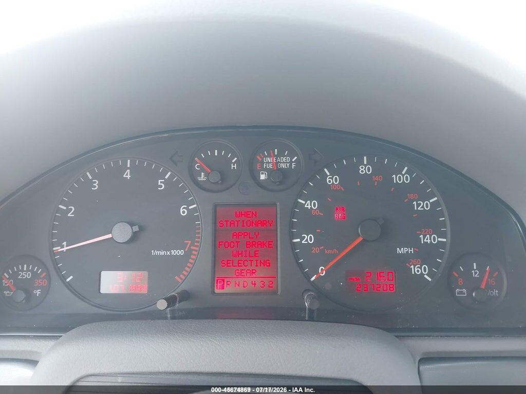 WAUAC68D11A117844 2001 AUDI A4 photo no. 7