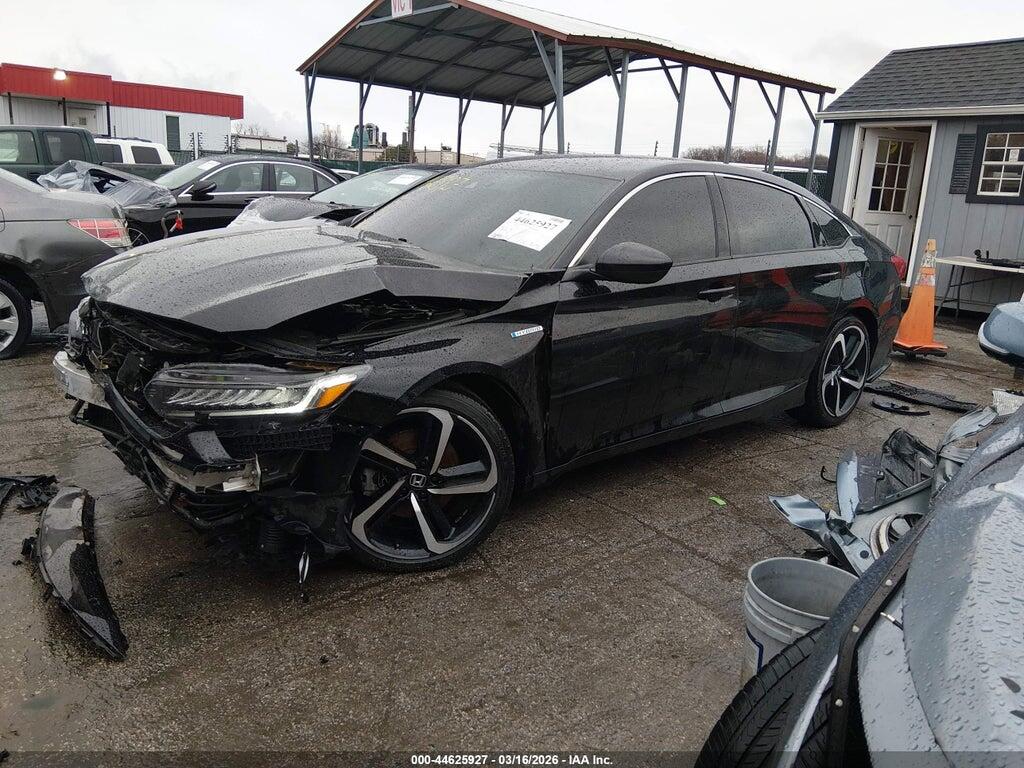 1HGCV3F23NA006368 2022 HONDA ACCORD HYBRID photo no. 2