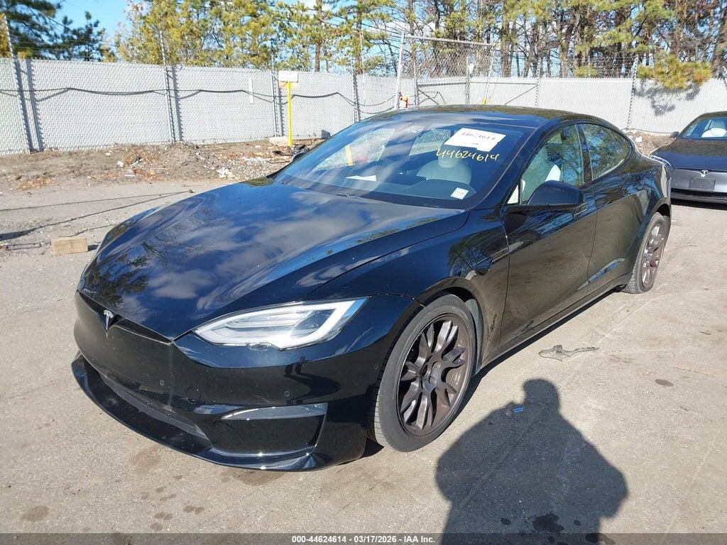 5YJSA1E56MF428517 2021 TESLA MODEL S photo no. 2