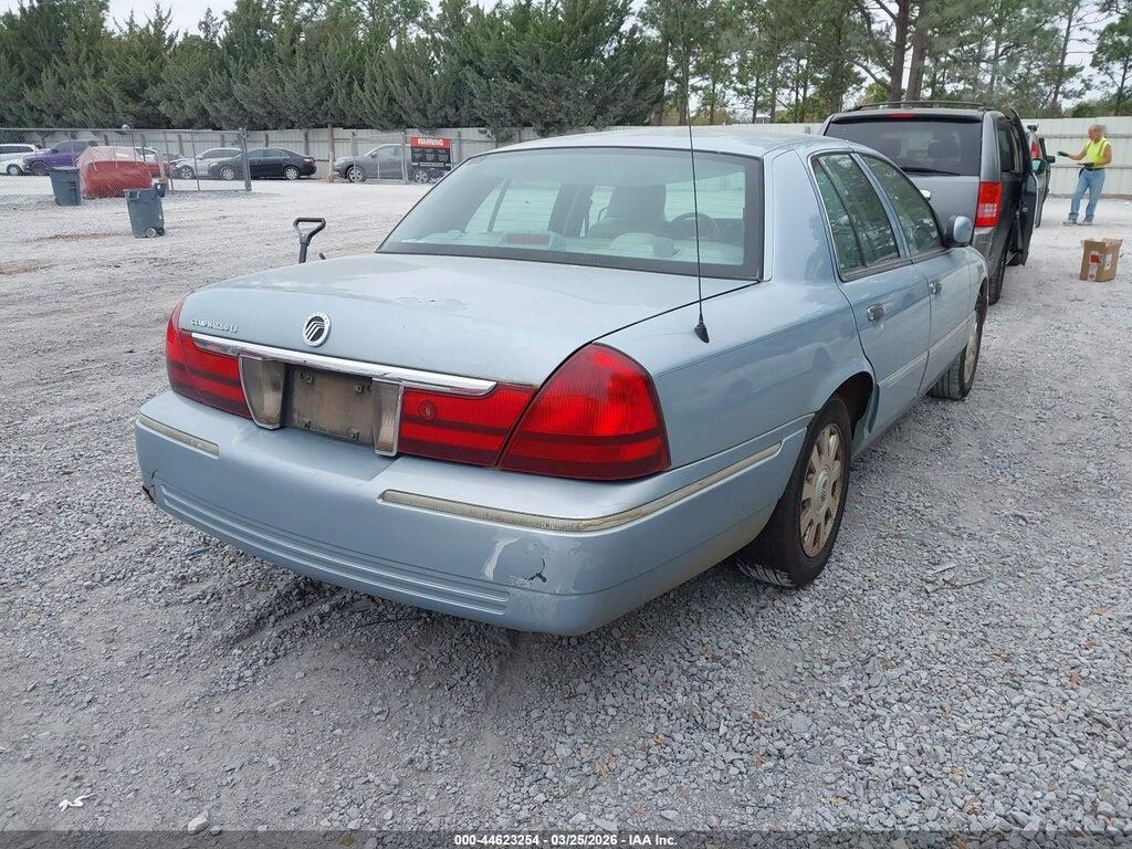 2MEFM75W55X643973 2005 MERCURY GRAND MARQUIS photo no. 4