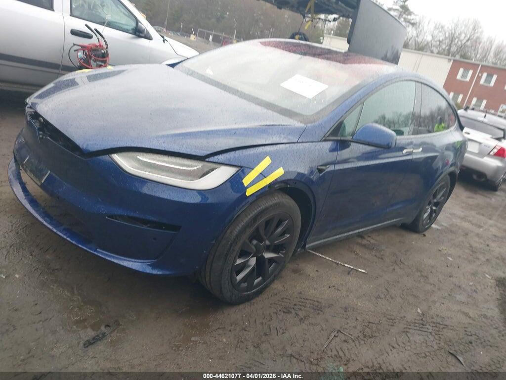7SAXCDE50NF346305 2022 TESLA MODEL X photo no. 2