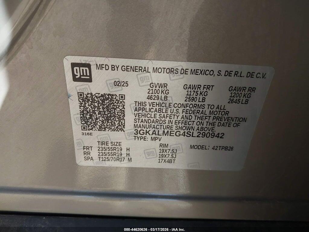 3GKALMEG4SL290942 2025 GMC TERRAIN photo no. 9