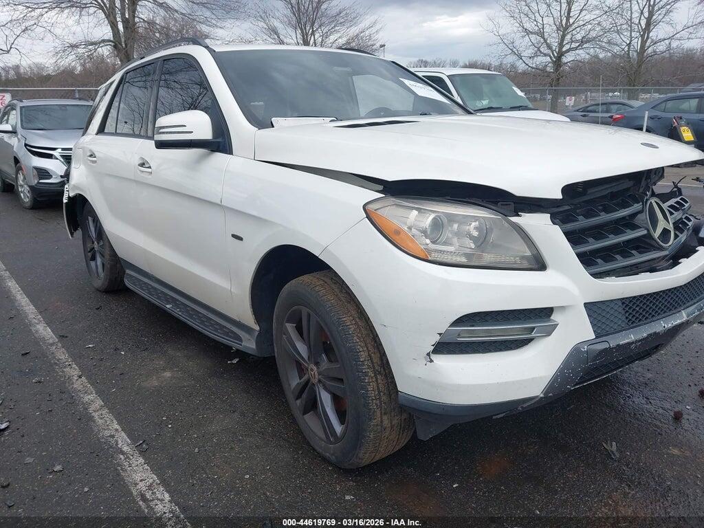 4JGDA5HB7CA067822 2012 MERCEDES-BENZ ML 350 photo no. 1