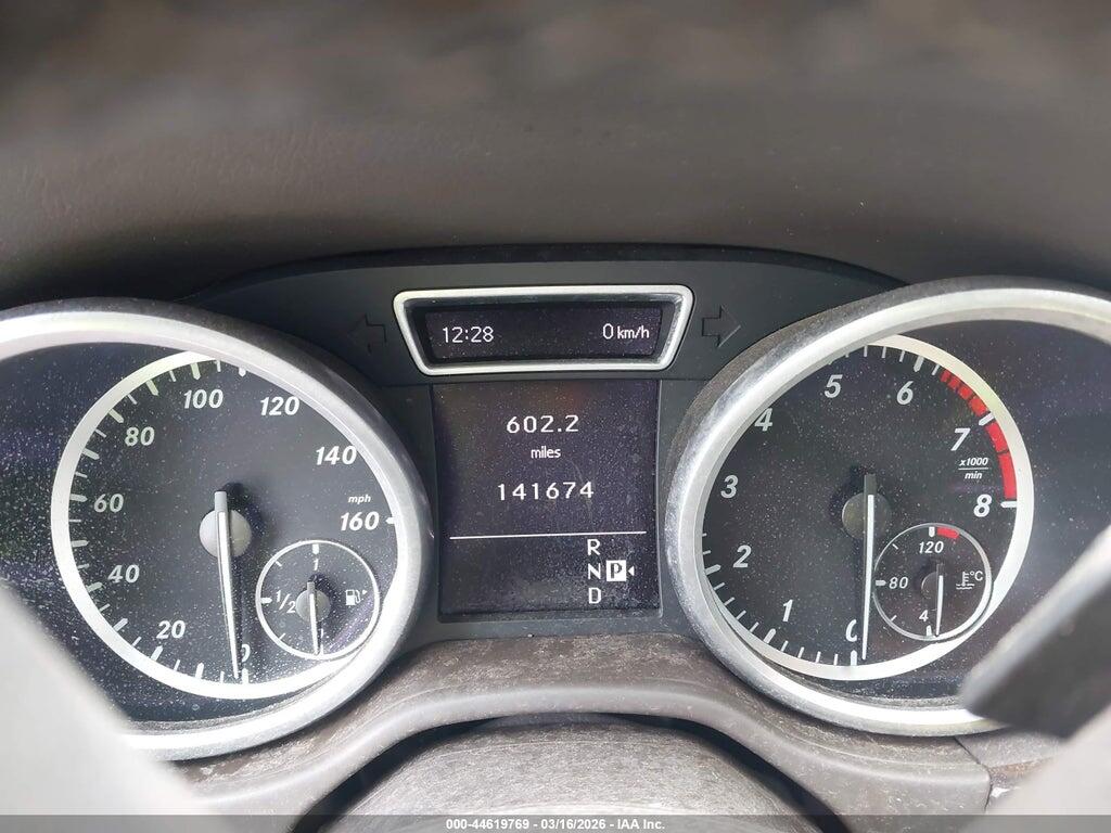 4JGDA5HB7CA067822 2012 MERCEDES-BENZ ML 350 photo no. 7