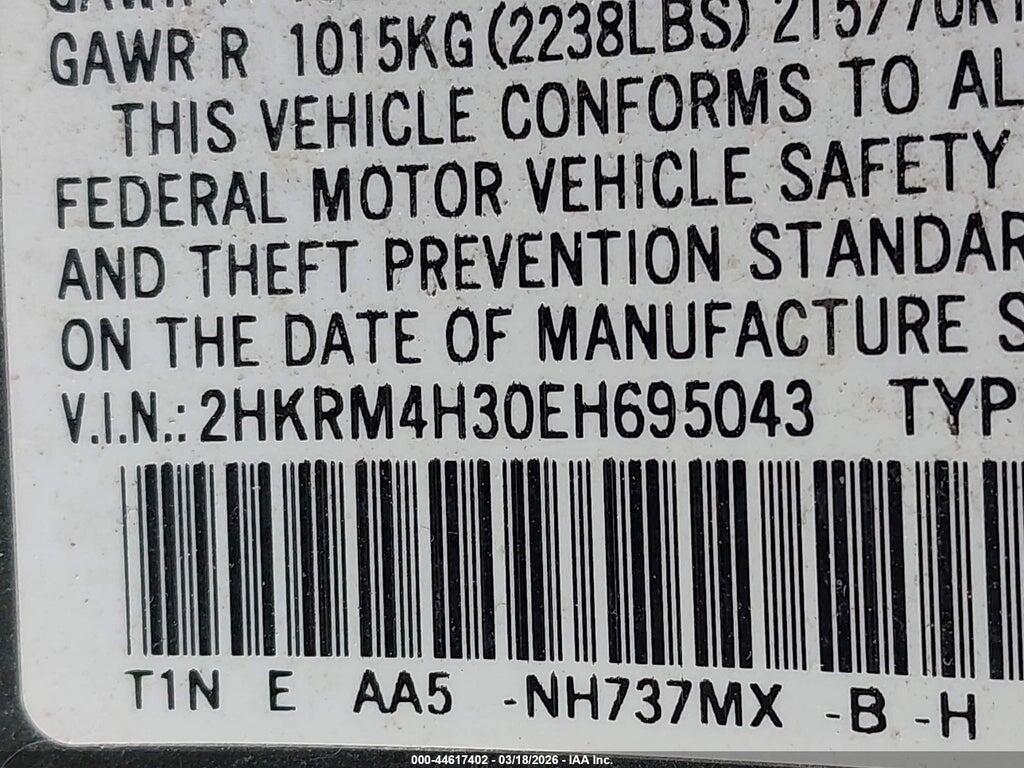 2HKRM4H30EH695043 2014 HONDA CR-V photo no. 9