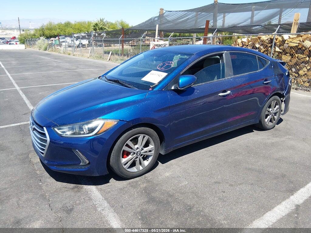 5NPD84LF9HH043669 2017 HYUNDAI ELANTRA photo no. 2