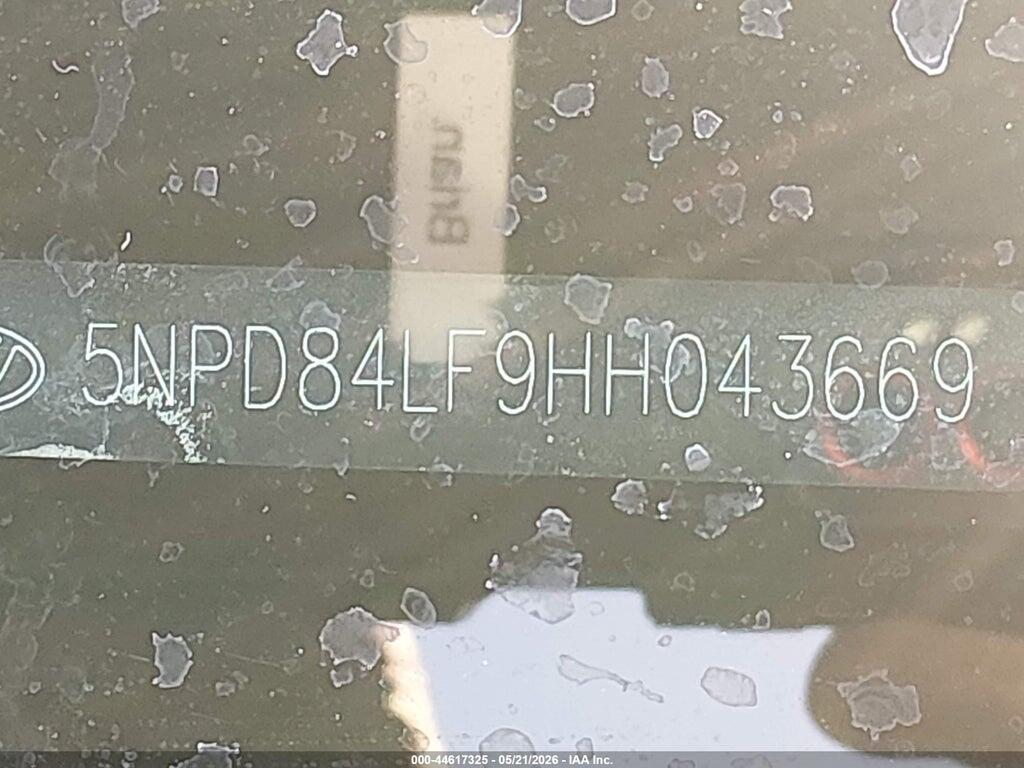5NPD84LF9HH043669 2017 HYUNDAI ELANTRA photo no. 9