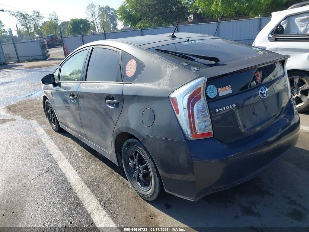 JTDKN3DUXC1580378 2012 TOYOTA PRIUS photo no. 3