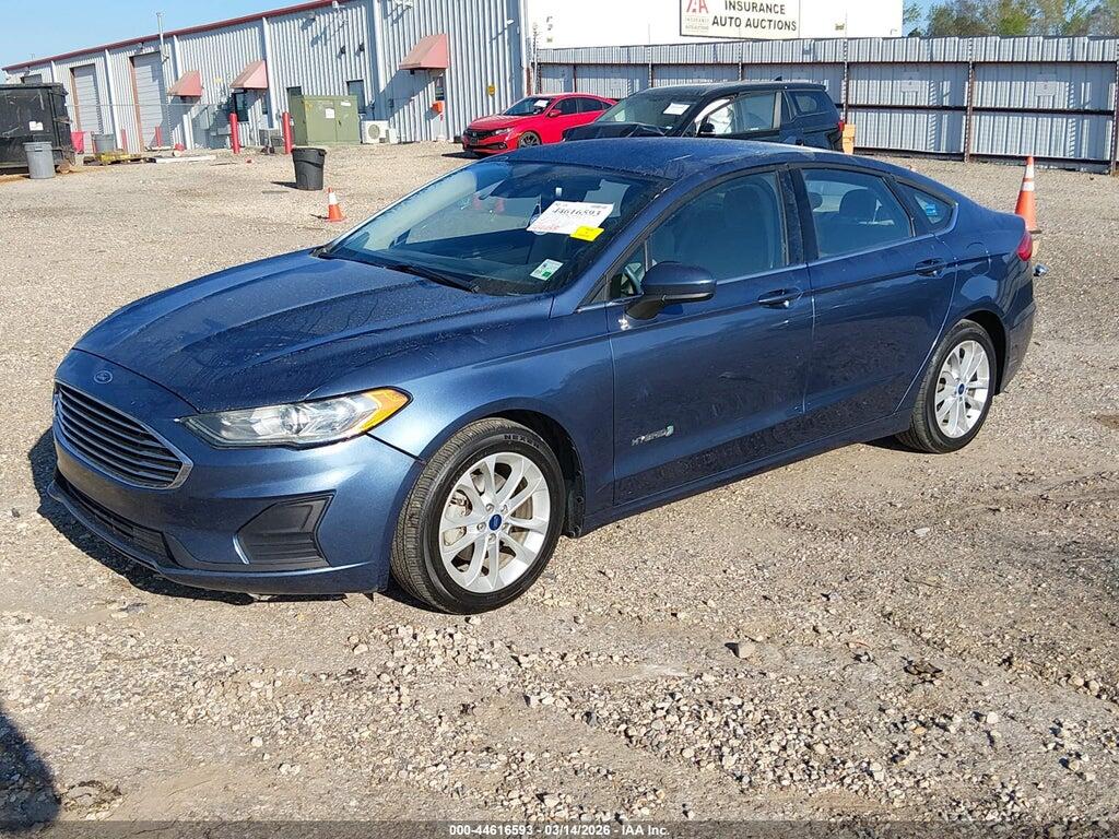 3FA6P0LU9KR137757 2019 FORD FUSION HYBRID photo no. 2