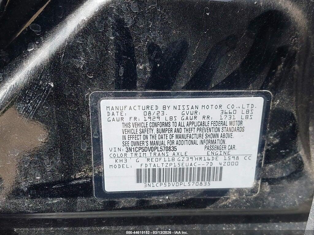 3N1CP5DV0PL570835 2023 NISSAN KICKS photo no. 9