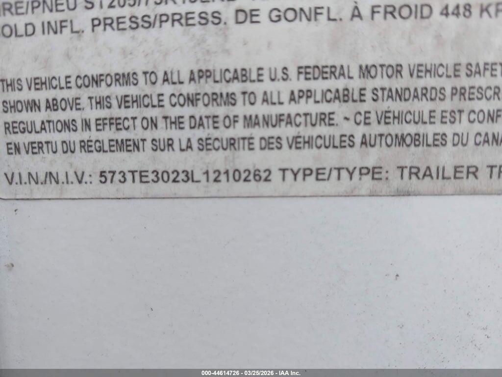 573TE3023L1210262 2020 GRAND DESIGN TRAVEL TRLR photo no. 9